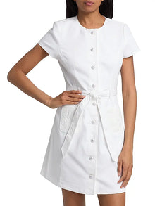 Cinq A Sept

Jaclyn Lace-Pocket Denim Minidress