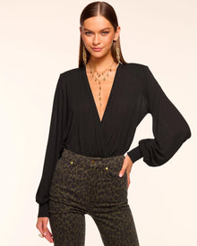 Ramy Brook Eleonora Knit V-Neck Bodysuit