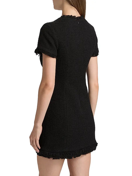 Cinq A Sept Brandi Tweed Raw-Edge Minidress – Lux Rox