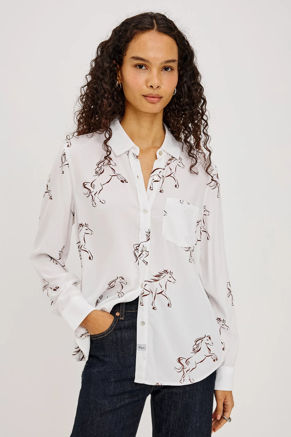 Rails Kathryn Shirt
Brown Stallion
