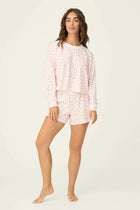 PJ Salvage Boyfriend Boxer Heart to Heart PJ Short Set