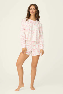 PJ Salvage Boyfriend Boxer Heart to Heart PJ Short Set