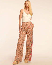 Ramy Brook Patricia Smocked Wide Leg Pant