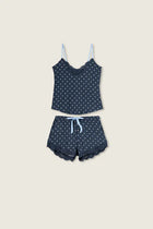 PJ Salvage Polka Dot Lace Short Set