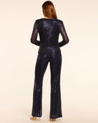 Ramy Brook Olivian Beaded Sequin Flare Pant