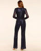 Ramy Brook Olivian Beaded Sequin Flare Pant