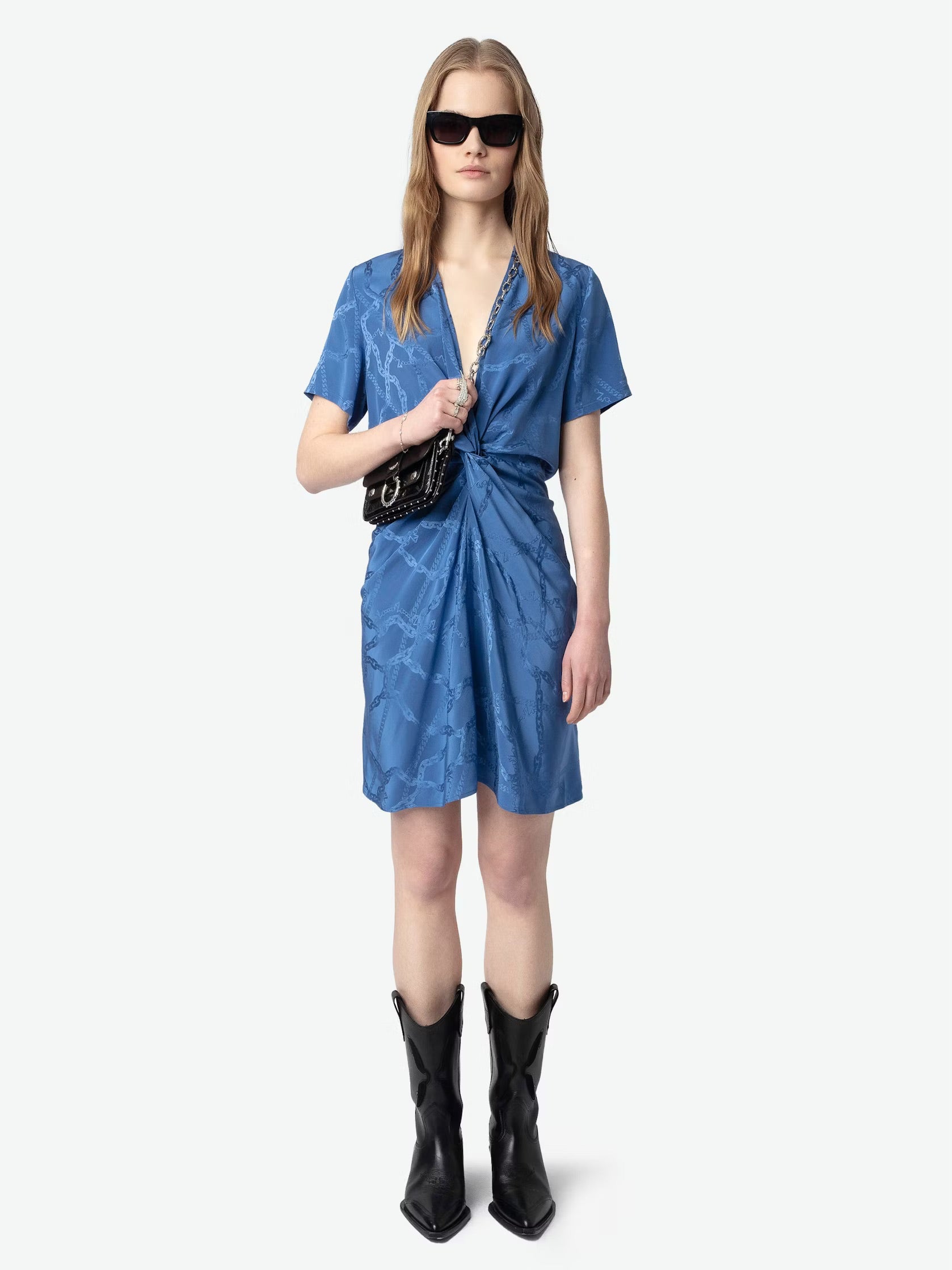 Zadig and Voltaire Rozom Jac Chaines Silk Dress