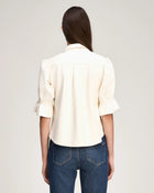 Cinq A Sept Lite Vegan Leather Fiona Top