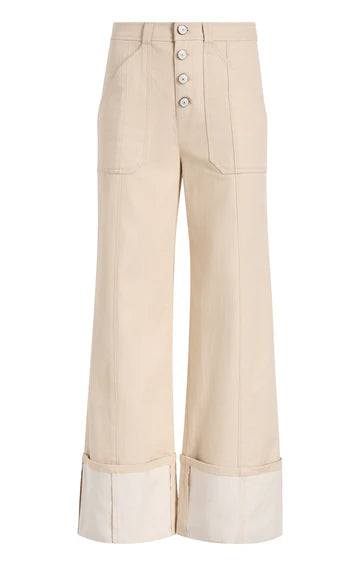 Cinq A Sept Benji High Rise Sequin Cuff Jeans