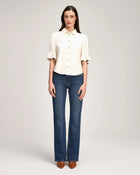 Cinq A Sept Lite Vegan Leather Fiona Top