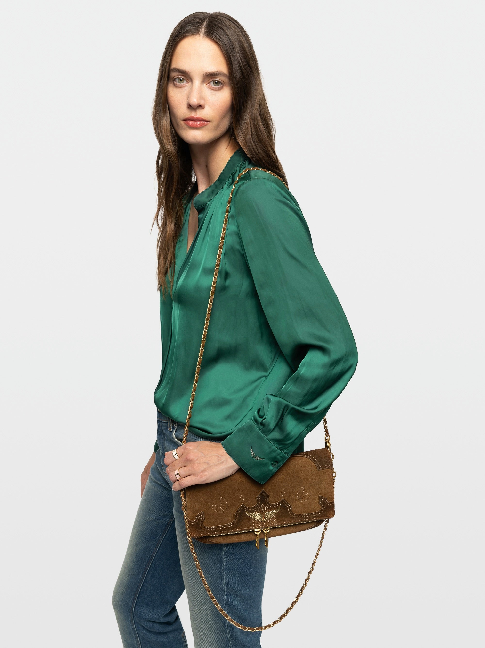 Zadig & Voltaire Rock Western Clutch