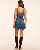 Ramy Brook Karla Scoop Neck Denim Mini Dress