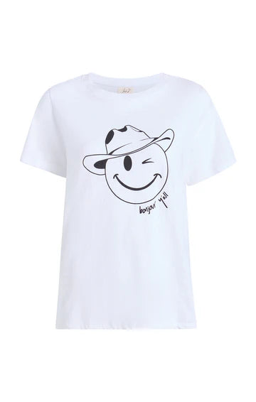 Cinq A Sept Bonjour Y’all Smiley Tee