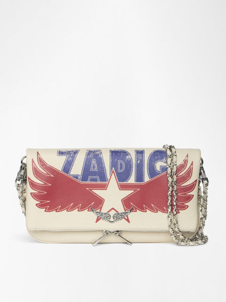 Zadig and Voltaire Flash Rock Grained Leather America Handbag