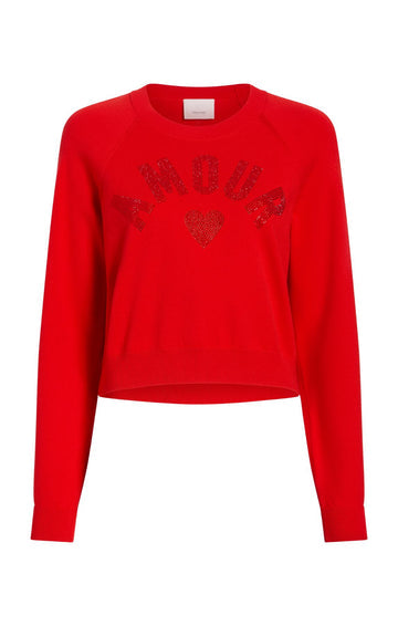 Cinq A Sept Amour Heatset Pullover