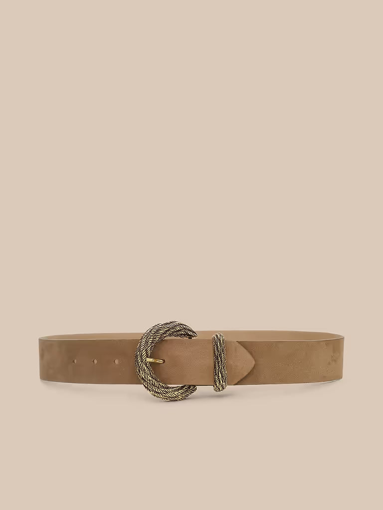 L’ Agence Adelle Suede Belt