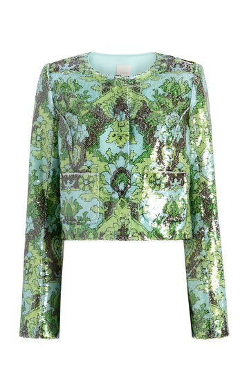 Cinq A Sept Sequin Damask Aspen Jacket