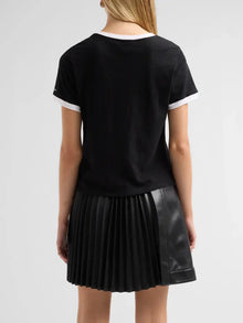 Cinq A Sept L'Amour Doodle Shrunken T-Shirt