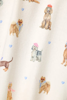 Pj Salvage Meet Me in Pawris Dog Print 3-Piece PJ Set