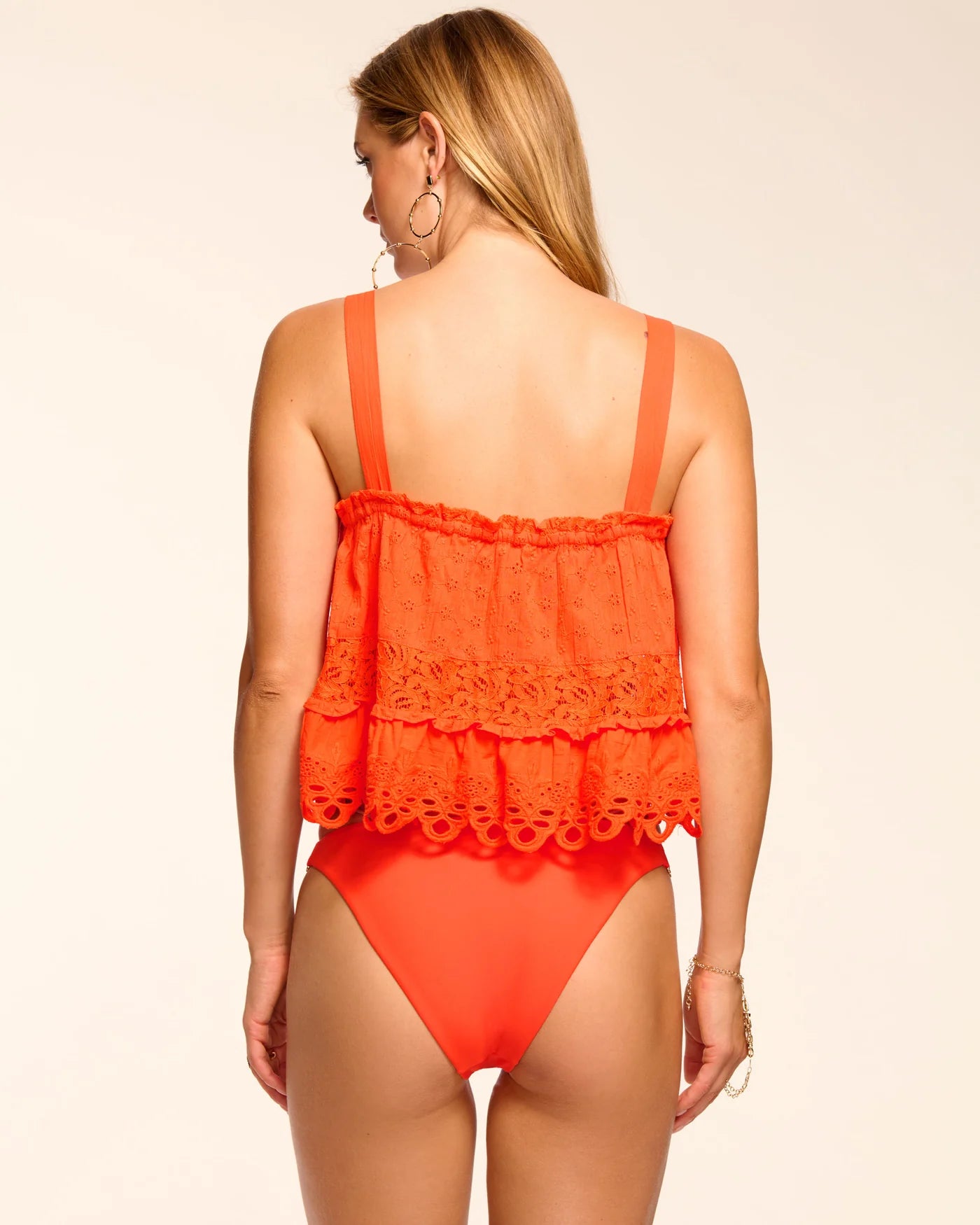 Ramy Brook Amina Cotton Eyelet Coverup Top