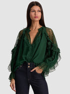 Alice and Olivia Aleena Lace Blouse