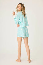 PJ Salvage Boyfriend Boxer Star Print Shorts Set