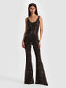 Alice and Olivia Teresa Embellished Jumpsuit