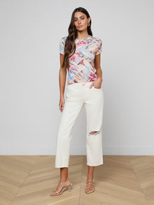 L’ Agence Ressi S/S Crew Postcard Top
