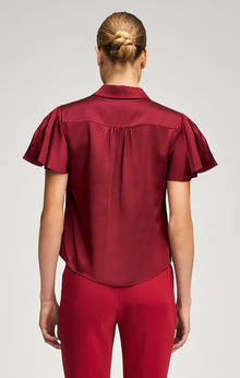 Cinq A Sept Flutter Sleeve Fiona Top