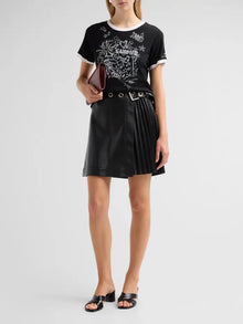 Cinq A Sept L'Amour Doodle Shrunken T-Shirt