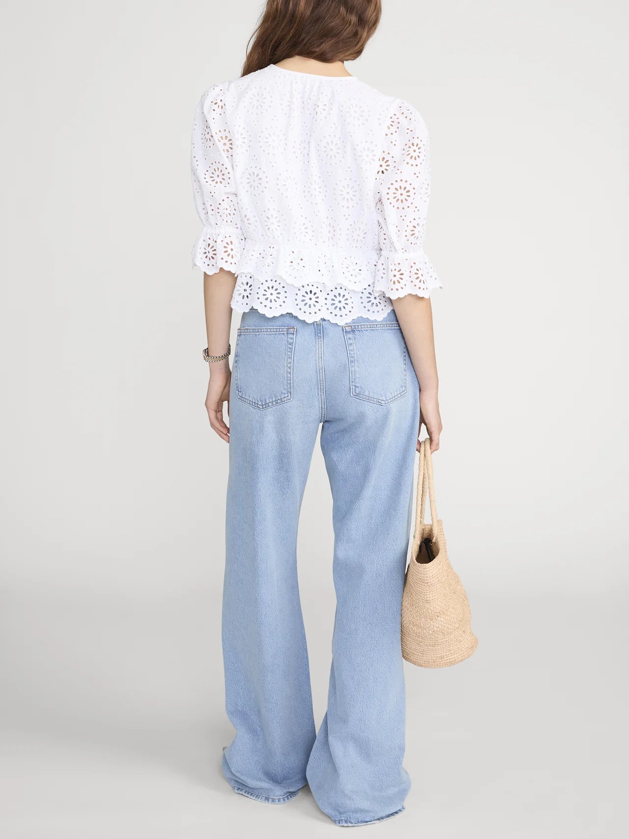 Frame The Solstice Eyelet Blouse