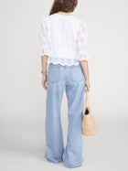 Frame The Solstice Eyelet Blouse
