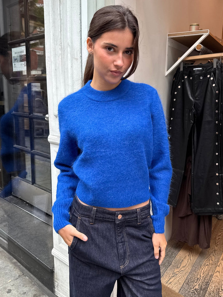 Pistola Sara Shrunken Crewneck Sweater