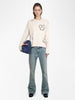 Zadig and Voltaire Markuz WS West Graph Cashmere Heart Sweater