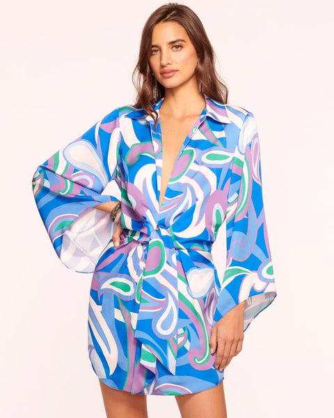 Ramy Brook Retro Printed Penny Dress