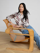 L’ Agence Dani Silk Blouse