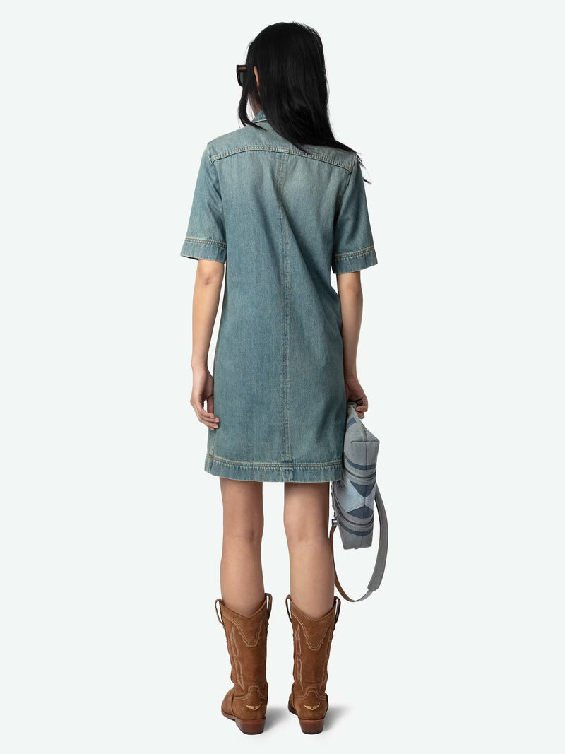 Zadig and Voltaire Record Denim Dress