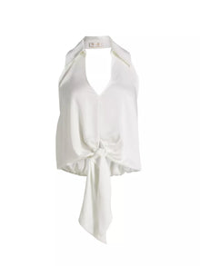 Ramy Brook Lucinda Tie-Waist Halter Top