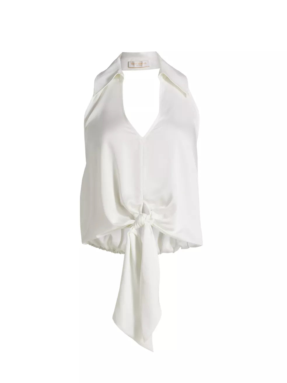 Ramy Brook Lucinda Tie-Waist Halter Top