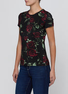 RESSI S/S CREW RMTIC ROSE