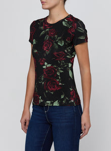 RESSI S/S CREW RMTIC ROSE