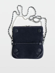 Zadig & Voltaire Rock mini clutch- denim