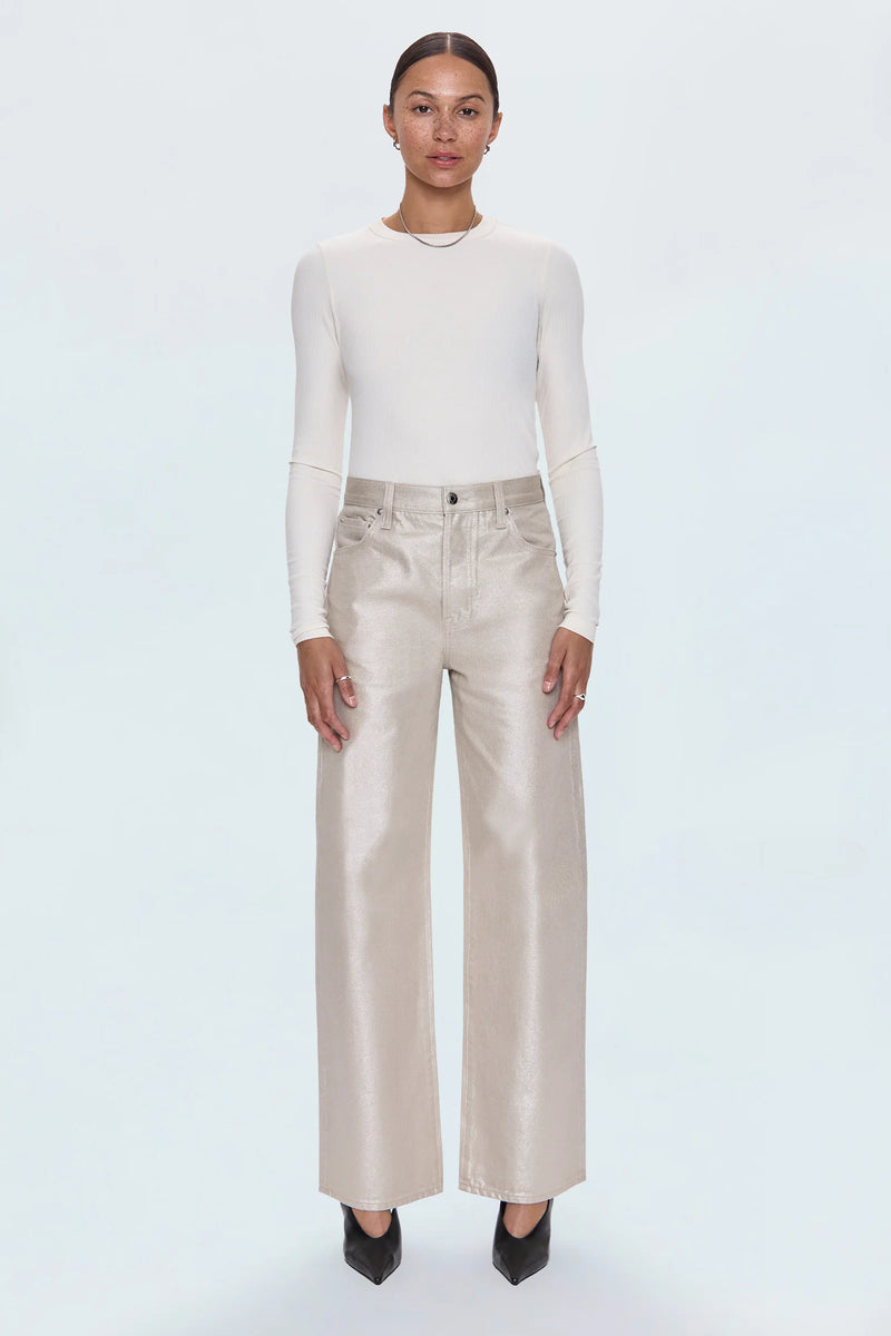 Pistola Tate Bowed Wide Leg Jean