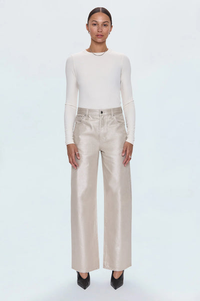 Pistola Tate Bowed Wide Leg Jean