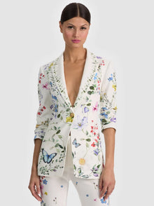 Alice and Olivia Breann Printed Blazer