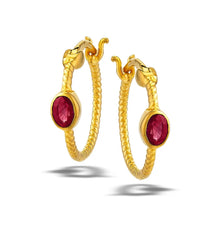 Genesis Jewelry Braided Hoop Earrings