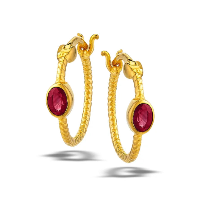 Genesis Jewelry Braided Hoop Earrings