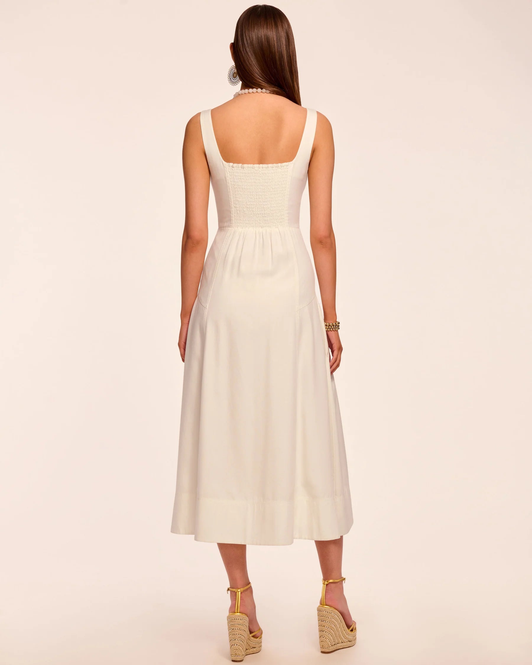 Ramy Brook Moira Zip Front Midi Dress