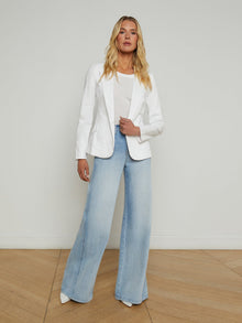 L’ Agence  Baldwin Denim Blazer