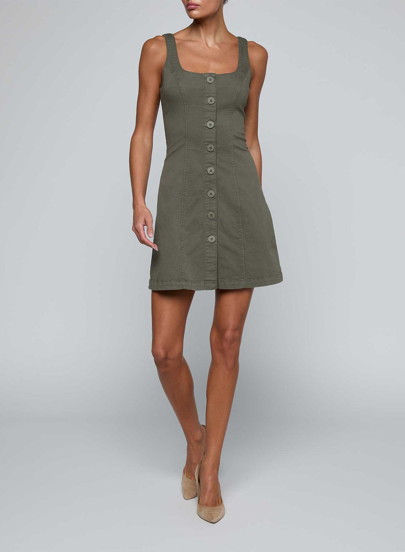 MARIS A-LINE BTN FR DRESS